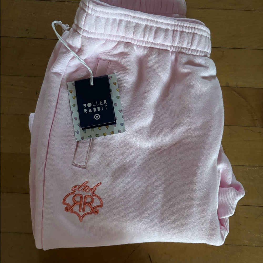 Roller Rabbit Pink Sweatpants - Picture 2 of 4
